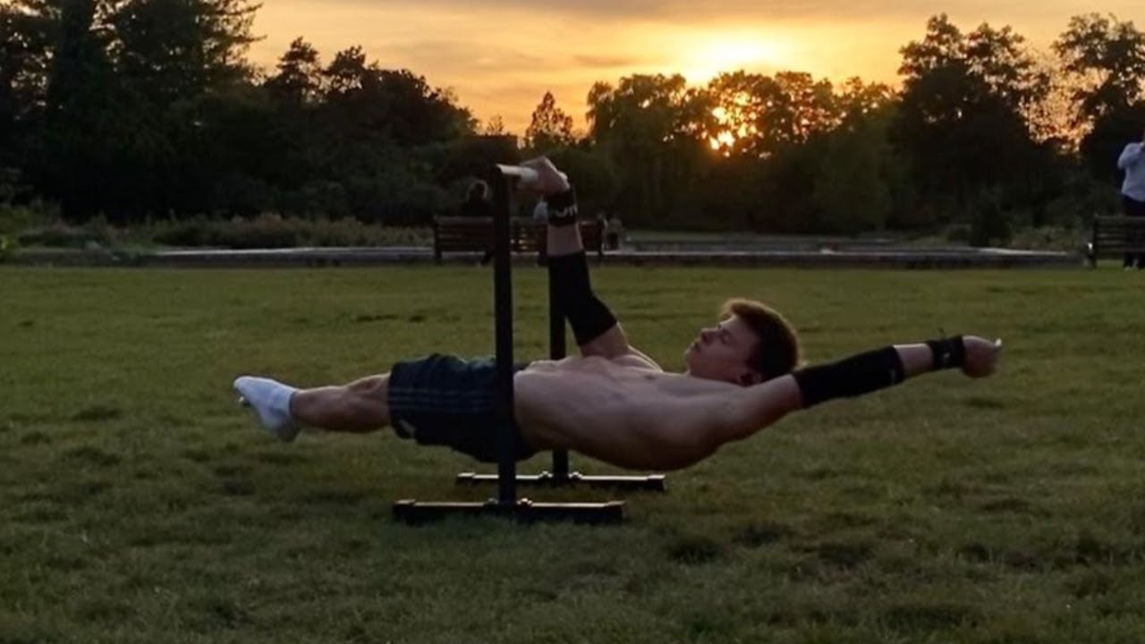 Beauty Of One Arm Front Lever