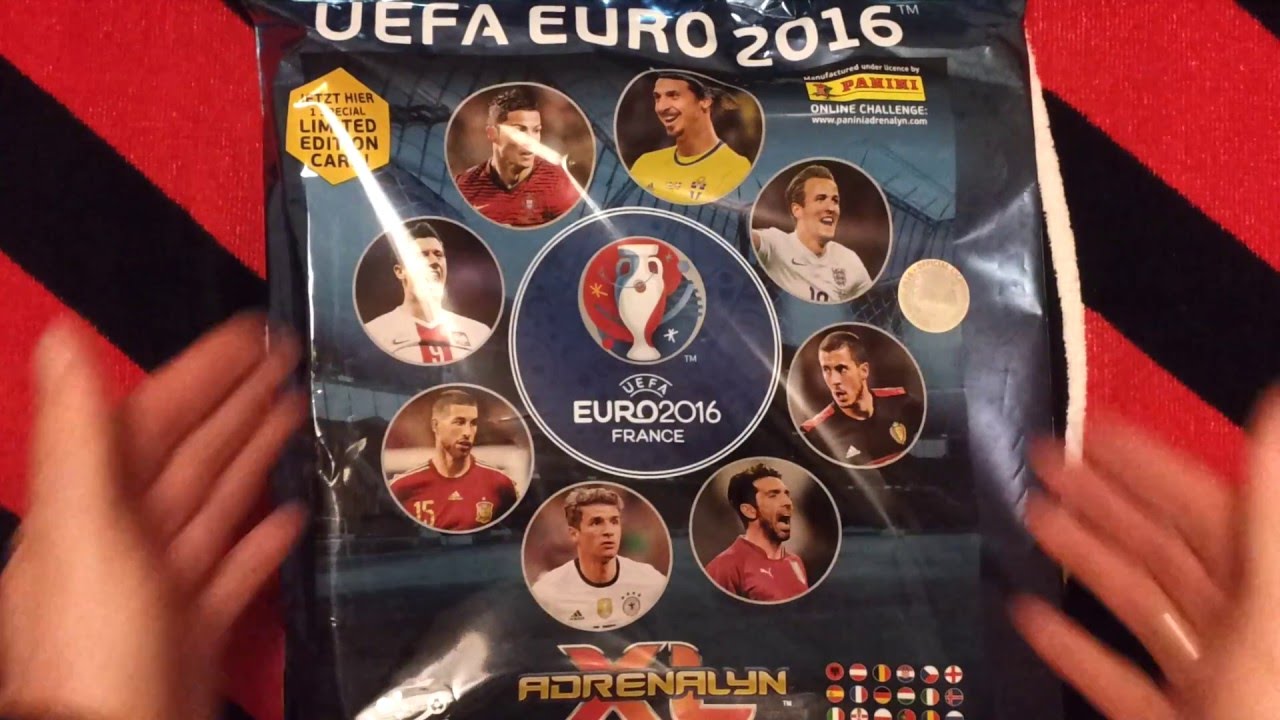 PANINI ADRENALYN XL STARTER PACK EURO 2016 - PREMIERA NA POLSKIM YOUTUBE