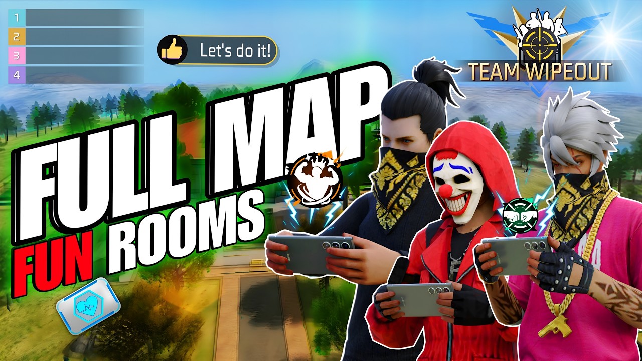 FULL MAP FUN ROOMS WITH SUBS 🔥 SQUAD BATTLES #TOM X #freefire #explore #livestream #ff #viral