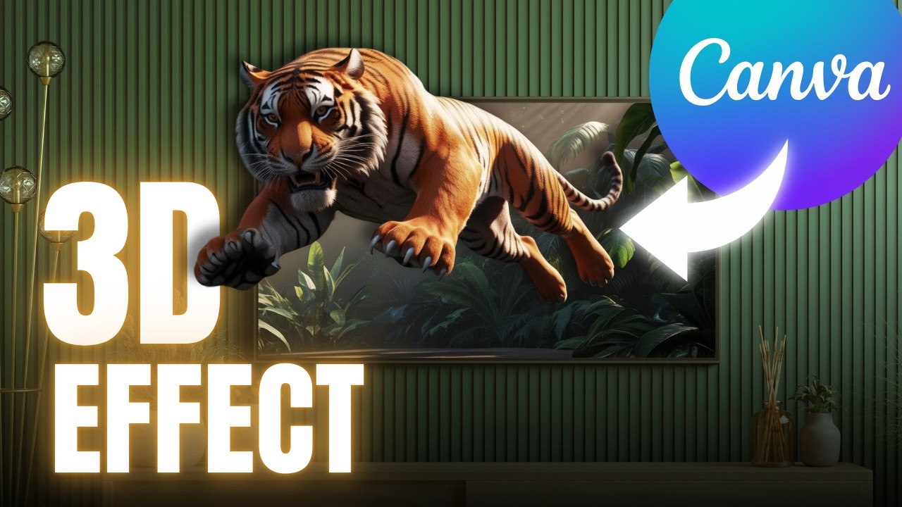 CRAZY 3D Effect in CANVA