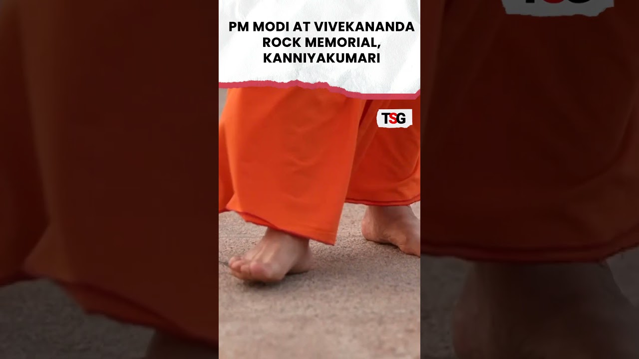 #watch | PM Modi Begins Day-Long Meditation at Vivekananda Rock Memorial #shorts #pmmodi