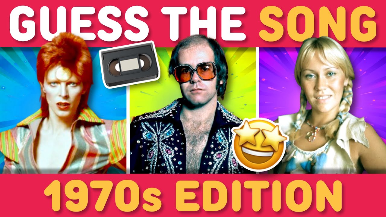 GUESS THE 50 1970s SONGS 🕺 ✨ 🪩 | Music Quiz