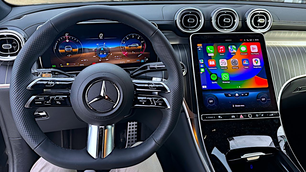 Обзор мультимедийной системы Mercedes GLC 2023