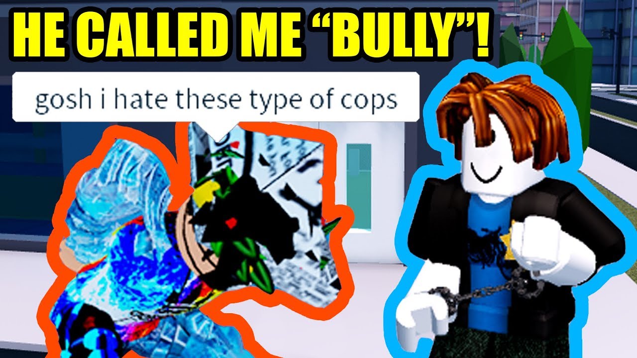 I ARRESTED HIM... then he TRIED TO GET ME BANNED! | Roblox Jailbreak
