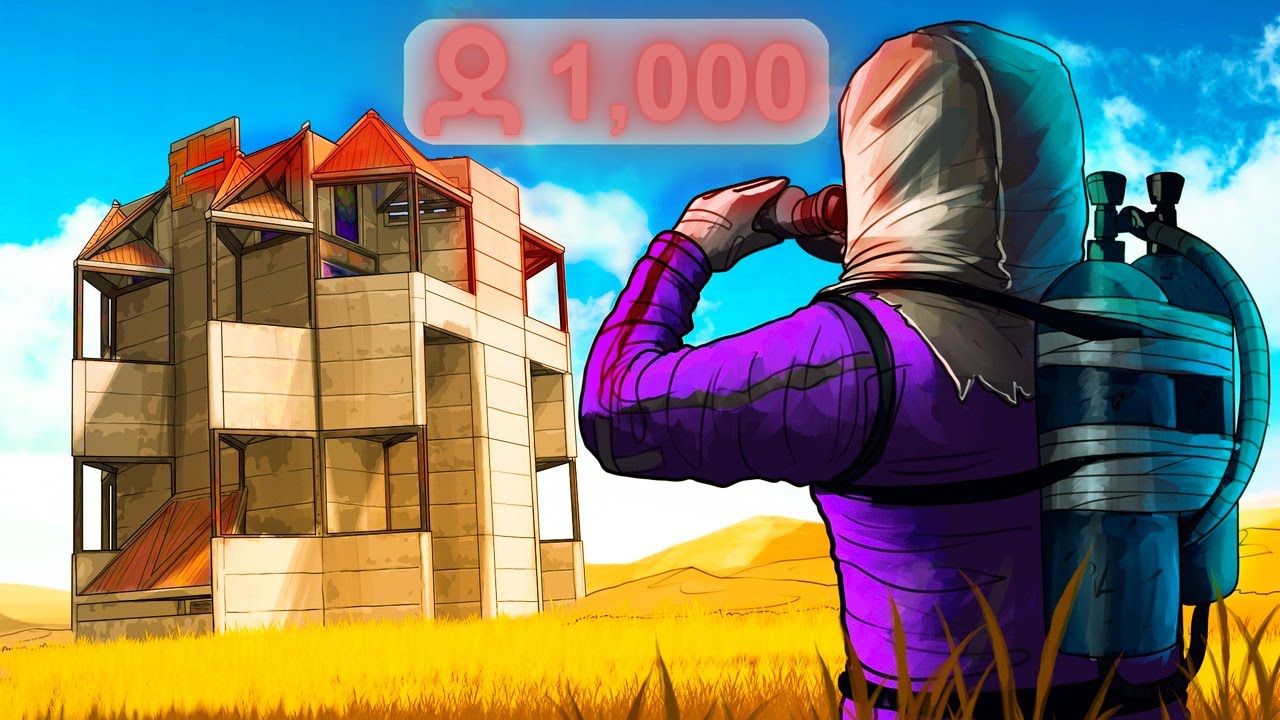 RUST / We got ONLINED by a MASSIVE STREAMER ZERG