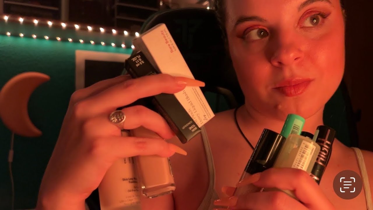 ASMR 35 minutos del tapping en maquillaje más cosquilloso con uñas XL 💅🏽