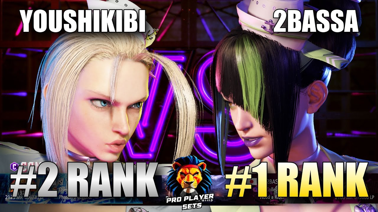 SF6 ☆ Youshikibi (#2 Ranked Cammy) VS 2BASSA (#1 Ranked Juri) ☆ Pro Level Set