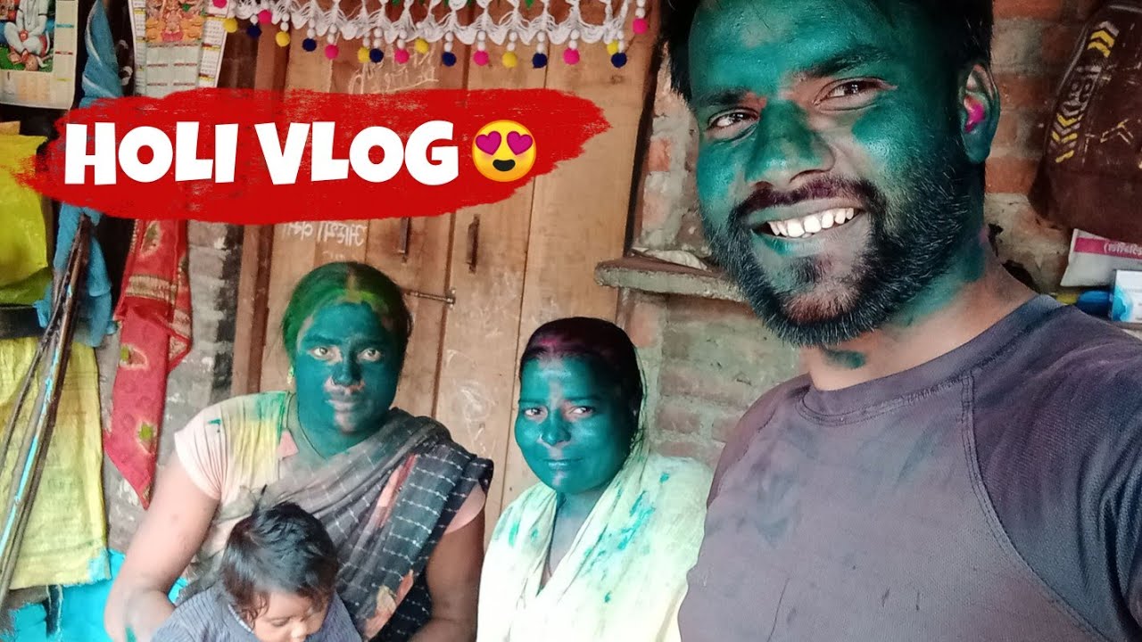 Holi Vlog 😍 Family Ne Yah Kya Kar Diya😱