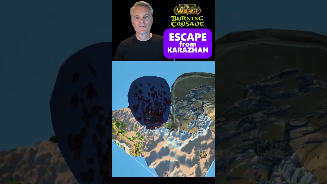 Escape from Karazhan #wow #wowtbc #gaming #wowclassic