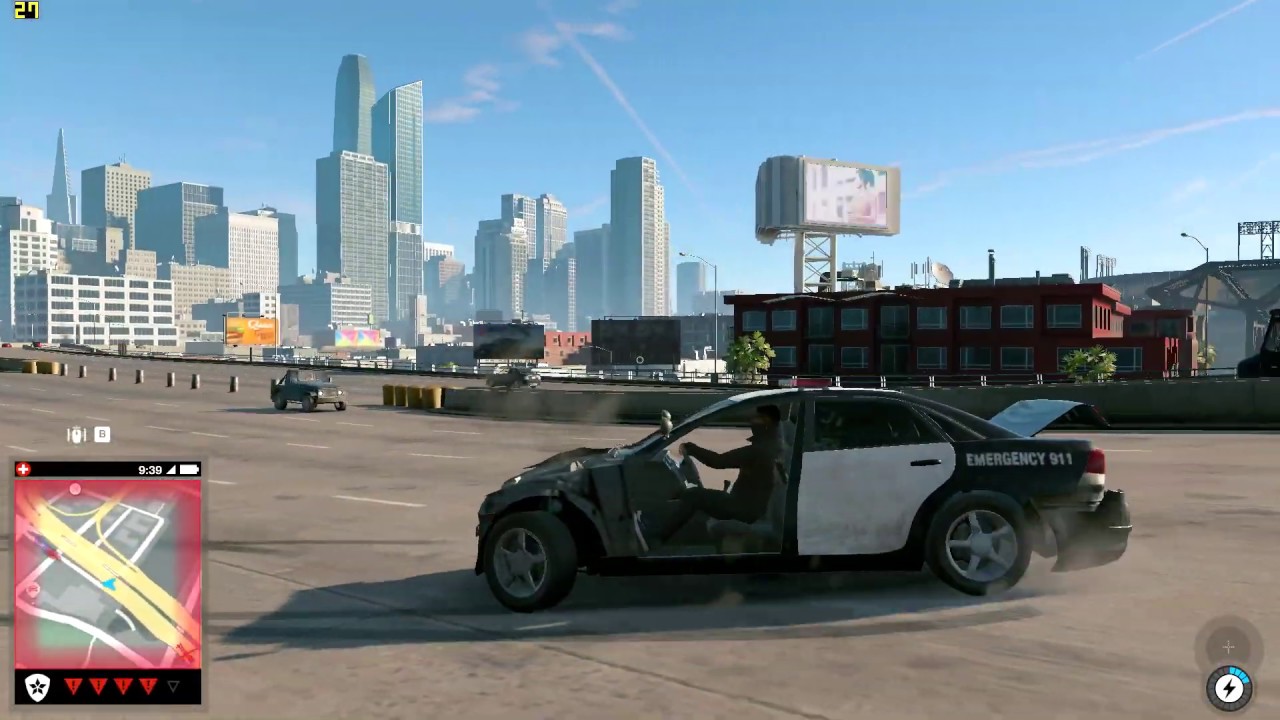 Watchdogs 2 INSANE Police Shooting And Chasing [ 4 Stars ] | Must Watch