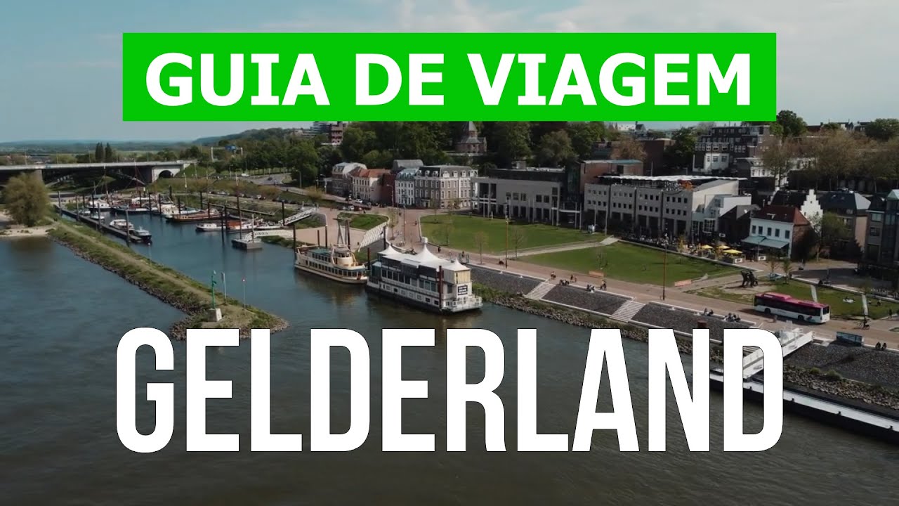 Gelderland, Holanda | Cidade de Arnhem, Nijmegen, Apeldoorn, Ede | Drone 4k v&iacute;deo | Gelderland
