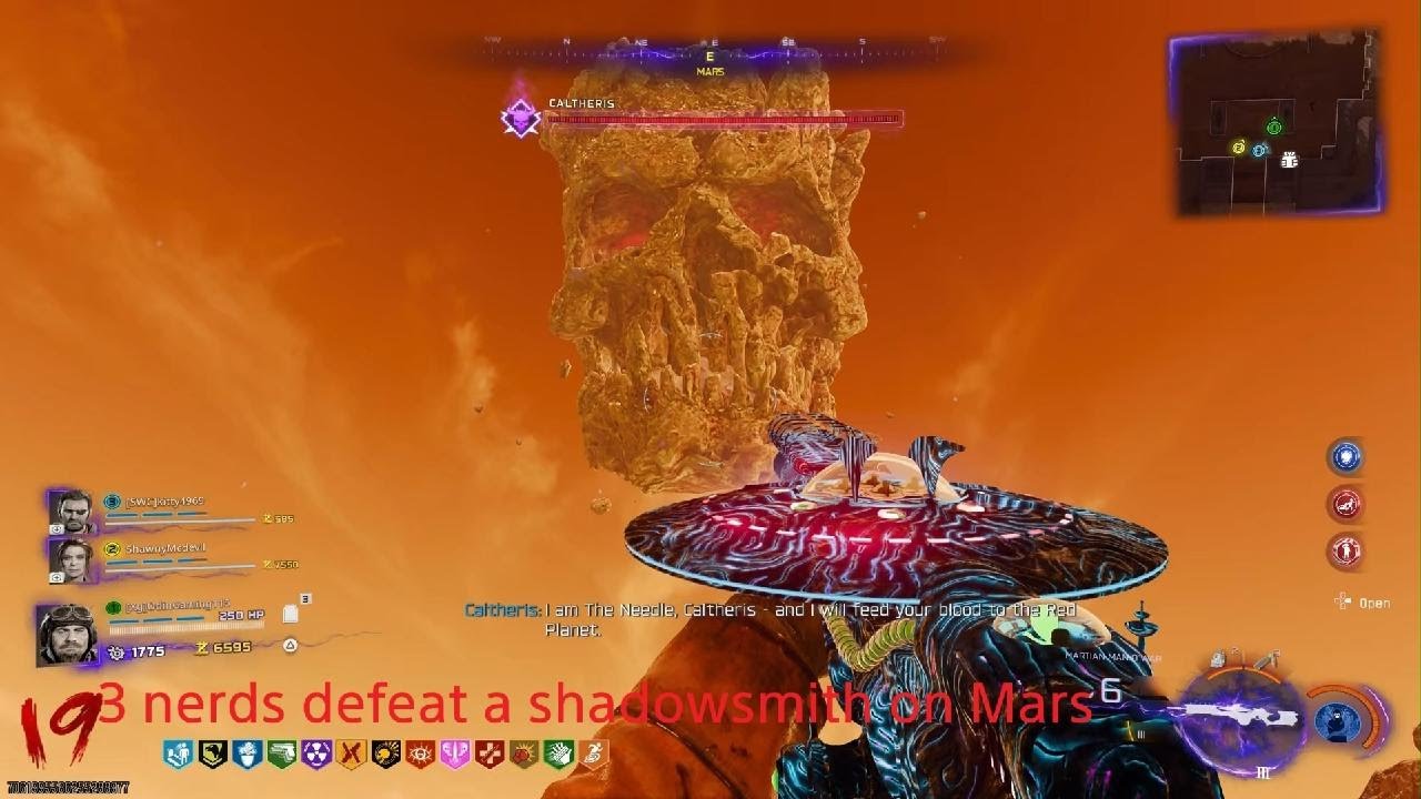 3 nerds defeat a shadowsmith on Mars