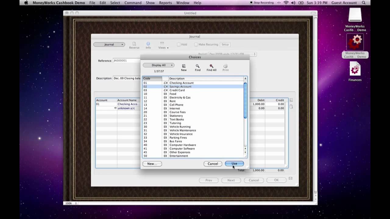 Moneyworks Cashbook Tutorial - Introduction
