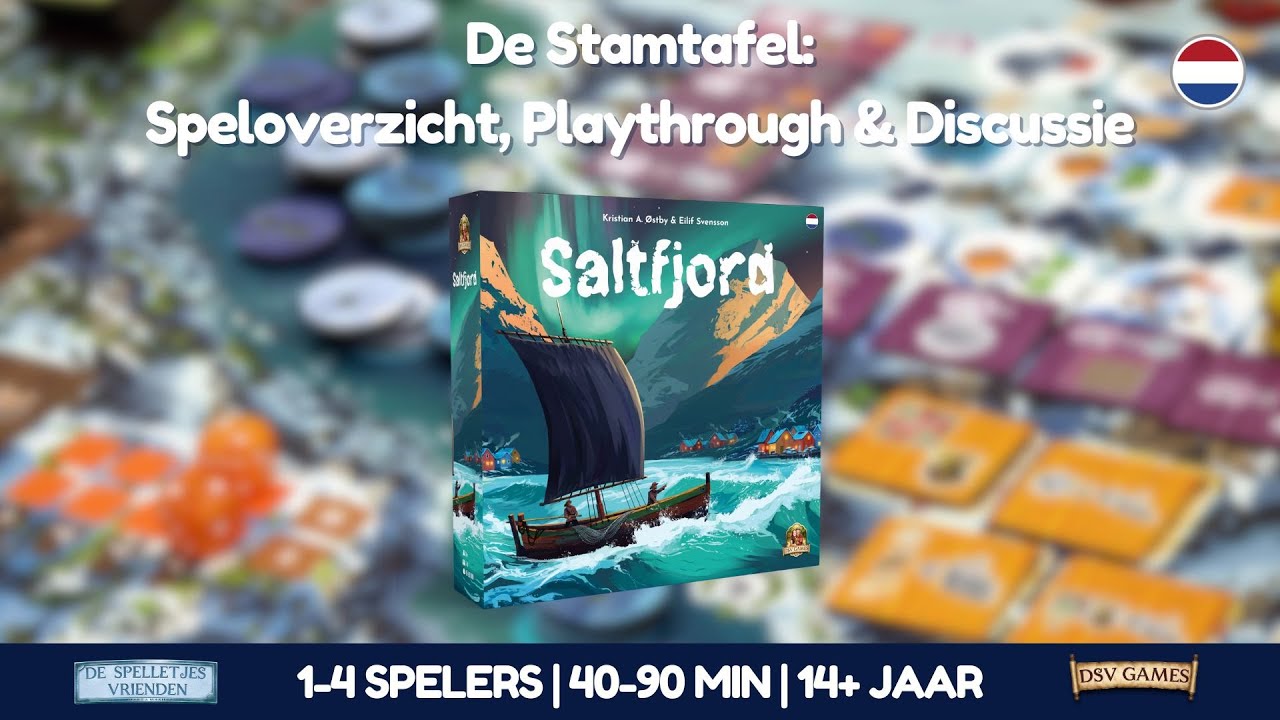 Saltfjord (2P) - Speloverzicht, Playthrough & Discussie - De Stamtafel #S01A03 [NL]
