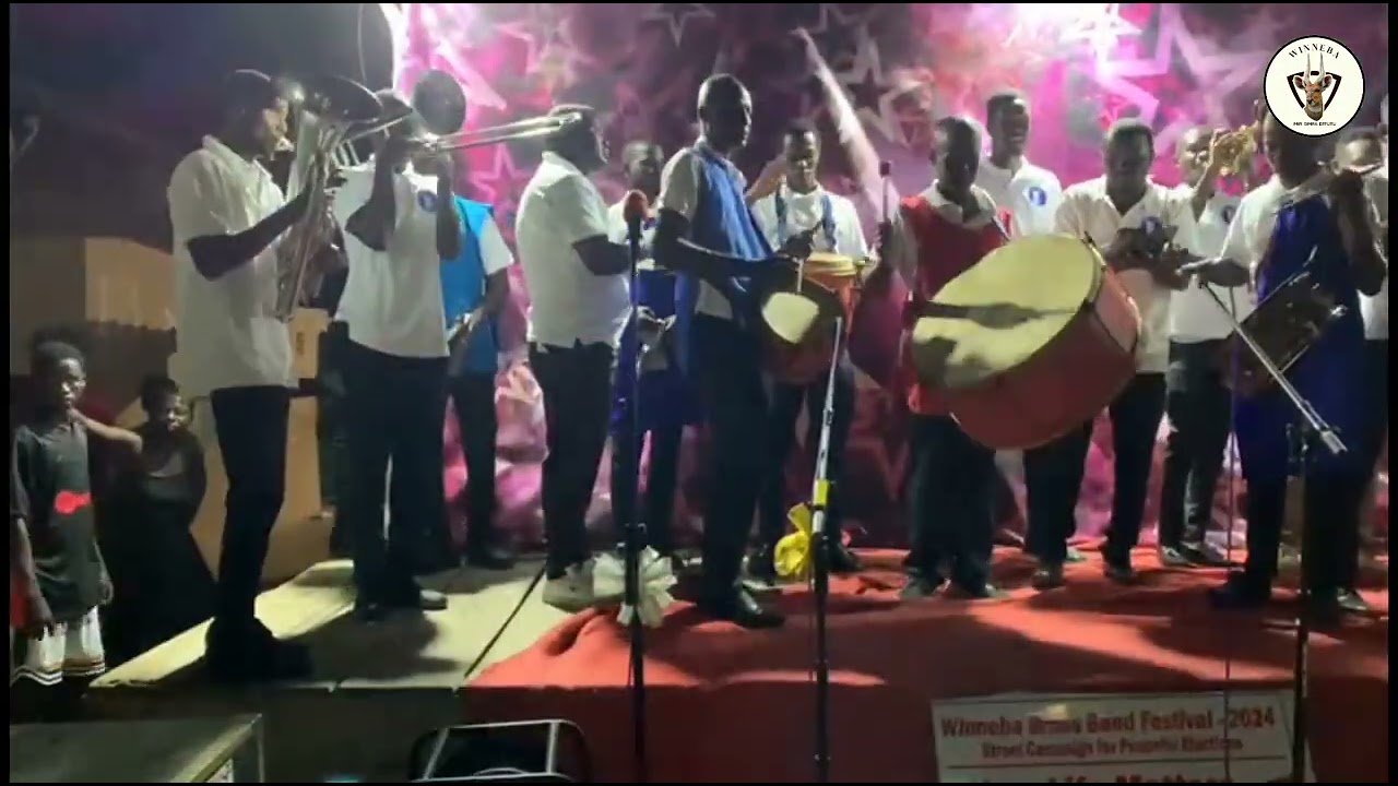 Winneba Brass Band 🥁🎺🪘 Festival 2024 Yamoah's Band for SIMPA Effutu Peaceful Election