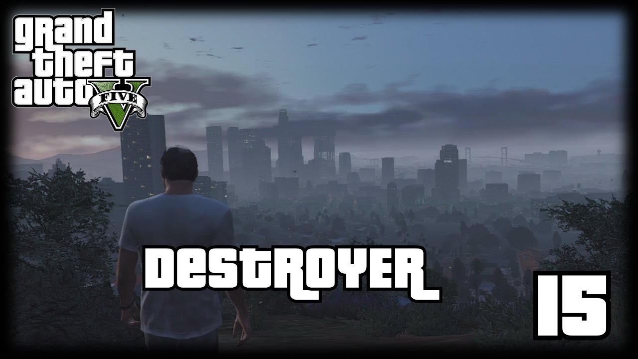 GTA V WalkThrough #15 - تختيم حرامي السيارات الخامس #15 - الانتقال الى المدينة
