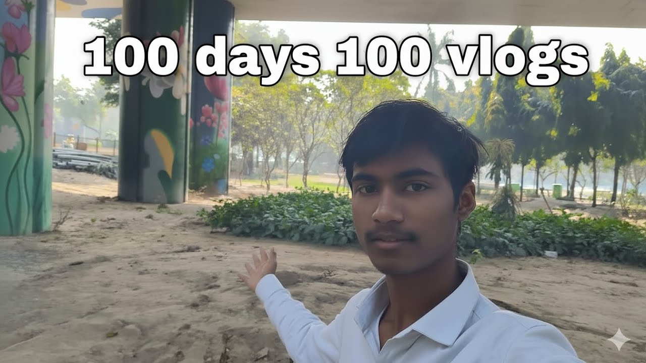 100  Day = 100  vlogs 👤