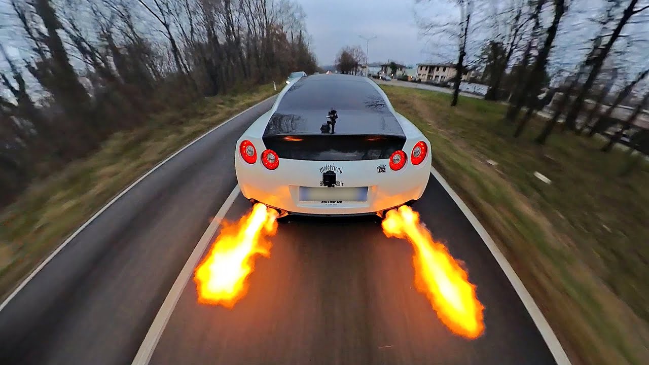 Taking a 1073whp flame-spitting Nissan GT-R out for a cold & slippery test drive | GTA style POV cam