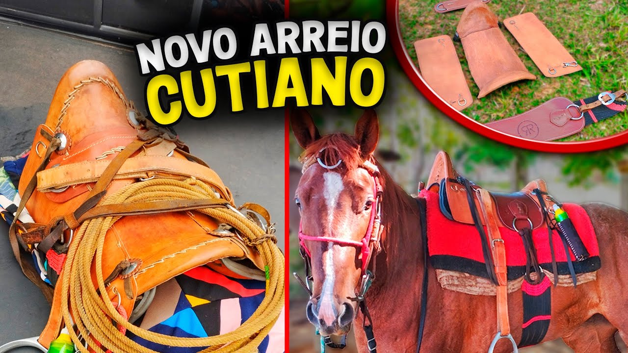 ARREIO CUTIANO - PANTANEIRO - MINHA TRAIA NOVA