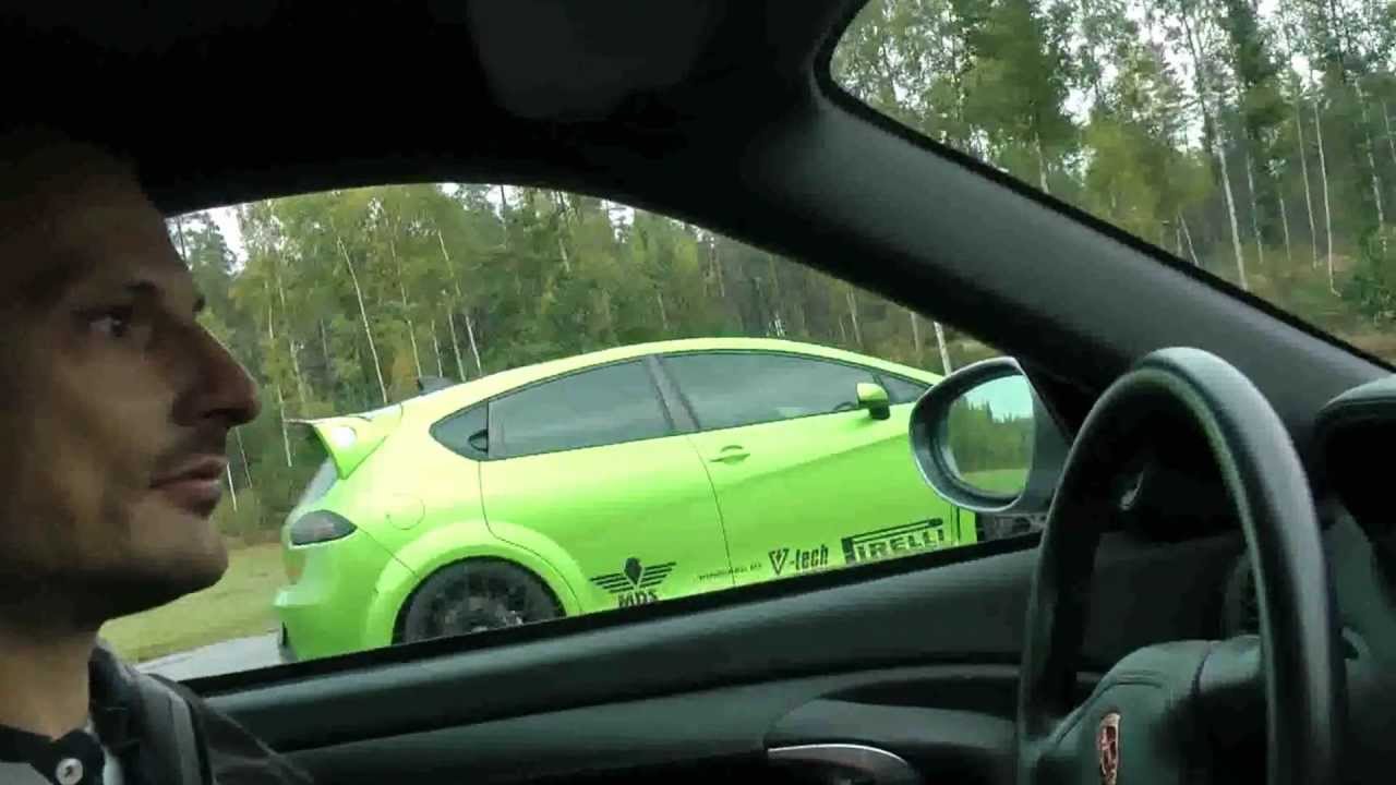 Seat Leon Cupra AWD vs Porsche 996 Turbo Tuned