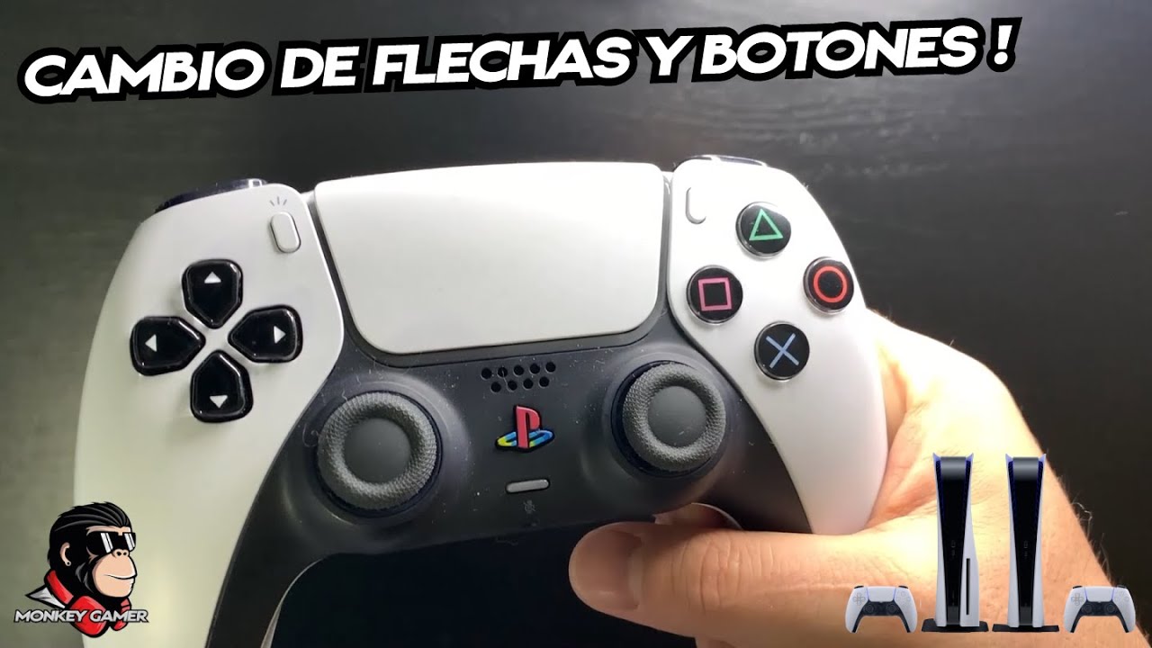 Cambio de botones en mando de PlayStation 5