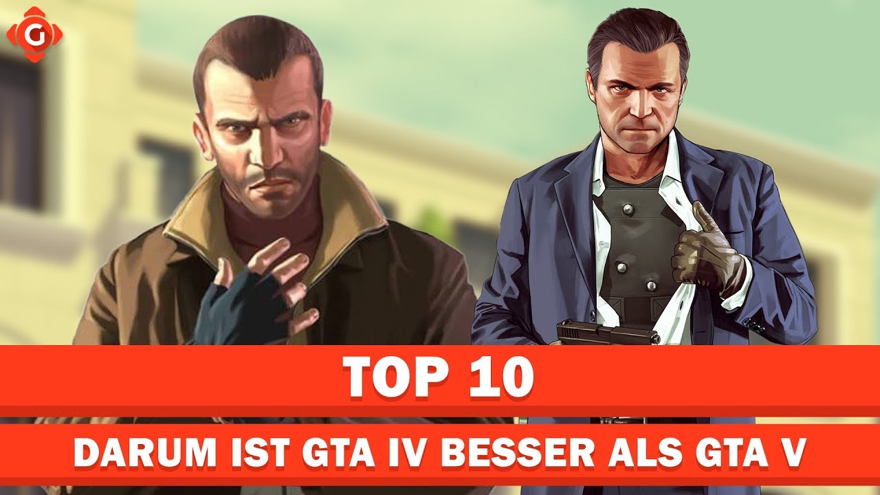 Top 10: Darum ist GTA IV besser als GTA V