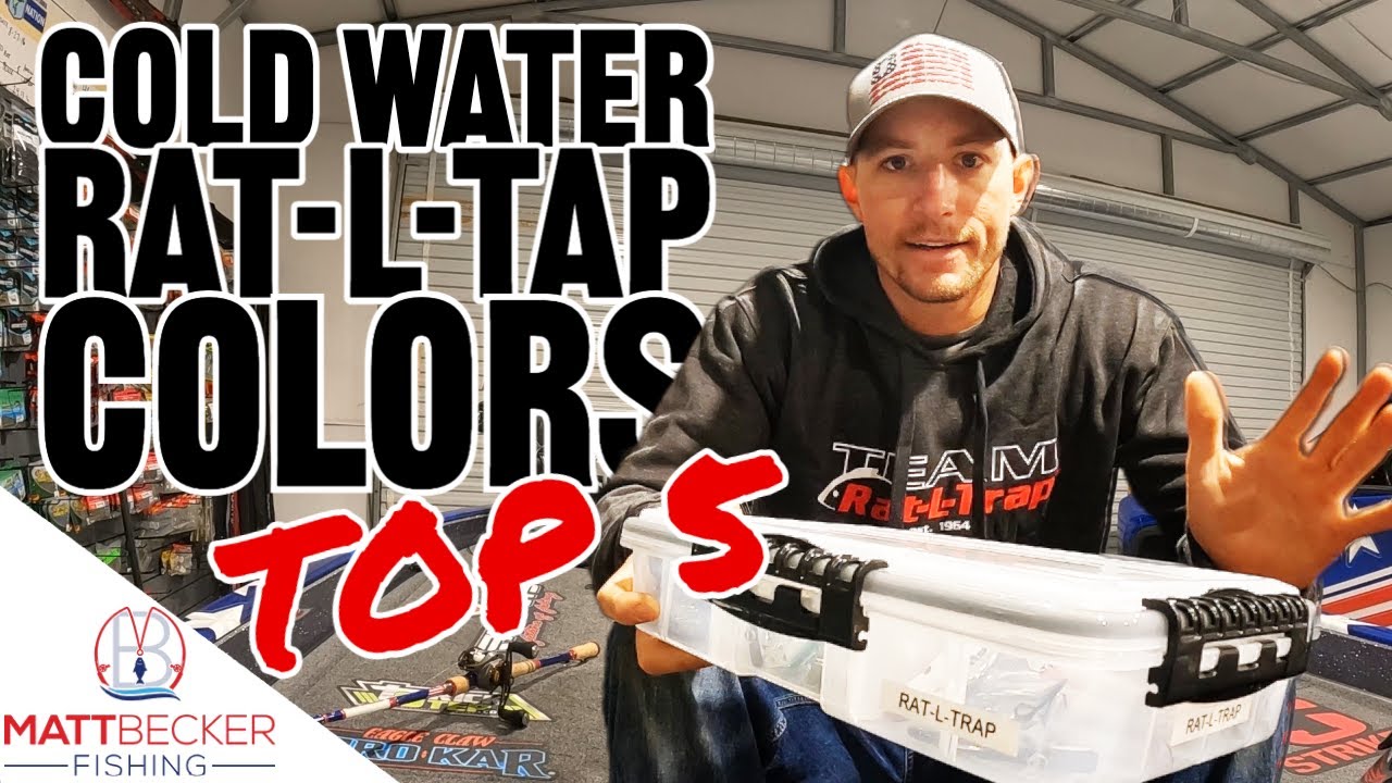 TOP 5 RAT-L-TRAP colors in MY BOAT for COLD WATER BASS fishing!
