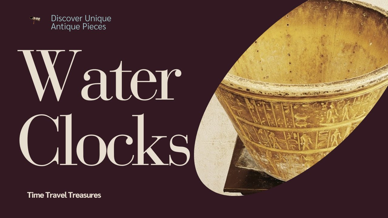 Water Clocks: The Ancient Time-Keeping Device That's More Precise Than A Rolex 🕰️