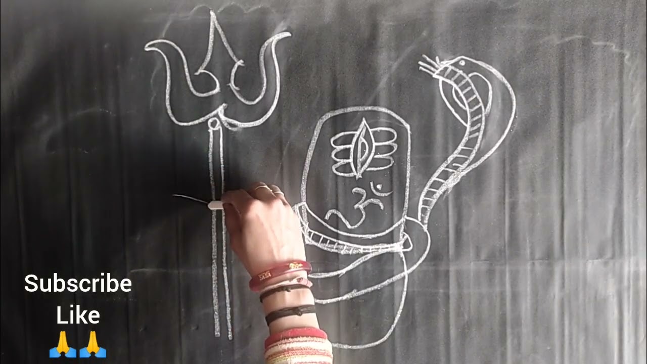Easy shivling Drawing @RoyalArt33 
