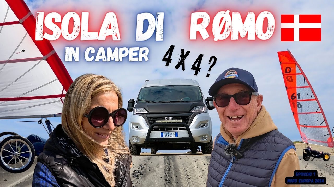 🇩🇰Danimarca -ISOLA DI RØMO in CAMPER , con  o senza  4X4 🚐?/(4K) VIAGGIO VERSO CAPO NORD