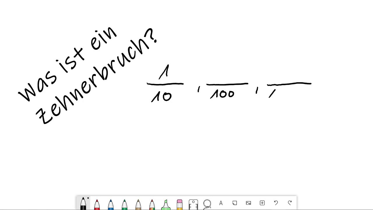 Was ist ein Zehnerbruch?