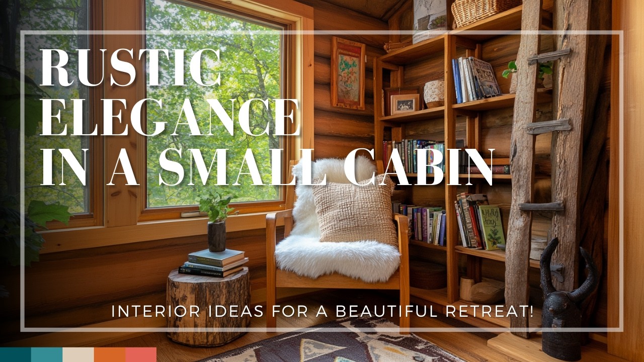 Rustic Elegance in a Small Cabin: Interior Ideas for a Beautiful Retreat!
