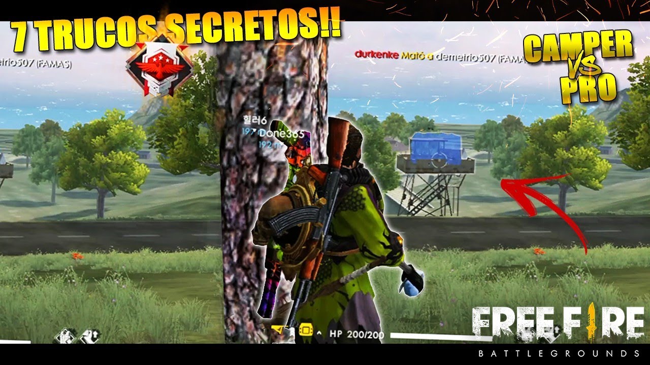 7 TRUCOS QUE SALVARAN TU VIDA EN CLASIFICATORIA #2 // CAMPER VS PRO??! // FREE FIRE