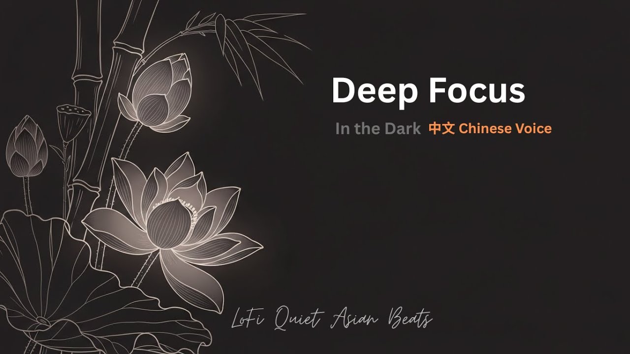 LoFi Quiet Asian Beats (中文 - Chinese) 🌙 Deep Focus in the Dark  - Gentle Encouragement - LoFi-HiFly