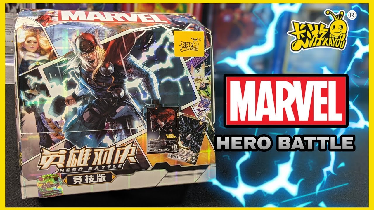 NEW Marvel Trading Card Game?? | Kayou Marvel Hero Battle!