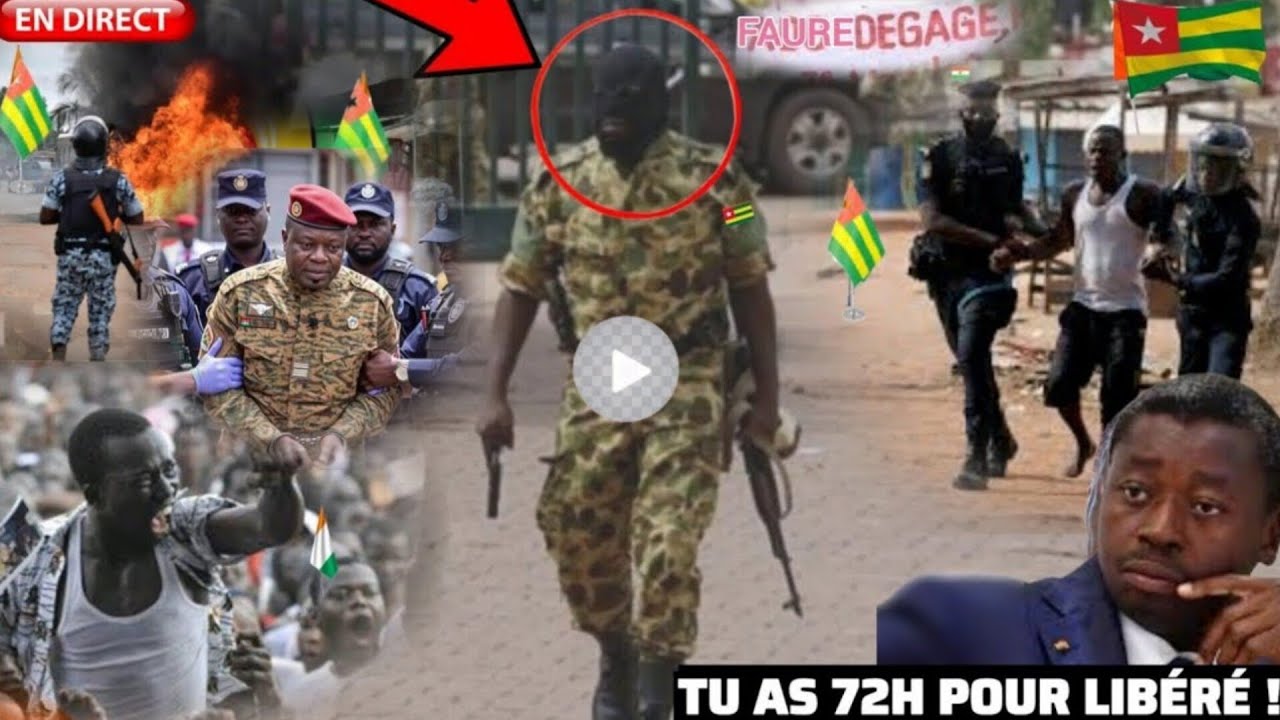 Urgence Au Togo⛔ Faure Gnassingbé Chassé du Pouvoir Après Extradition de Damiba, Le peuple décidé
