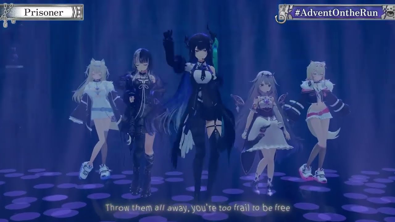 hololive Advent perform Prisoner for their 3D 2nd Anniversary Live
