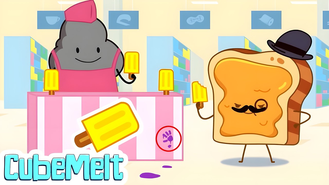 Mystery Of The Missing Jam | Misadventures Of Cubemelt - Kids Funny Cartoon