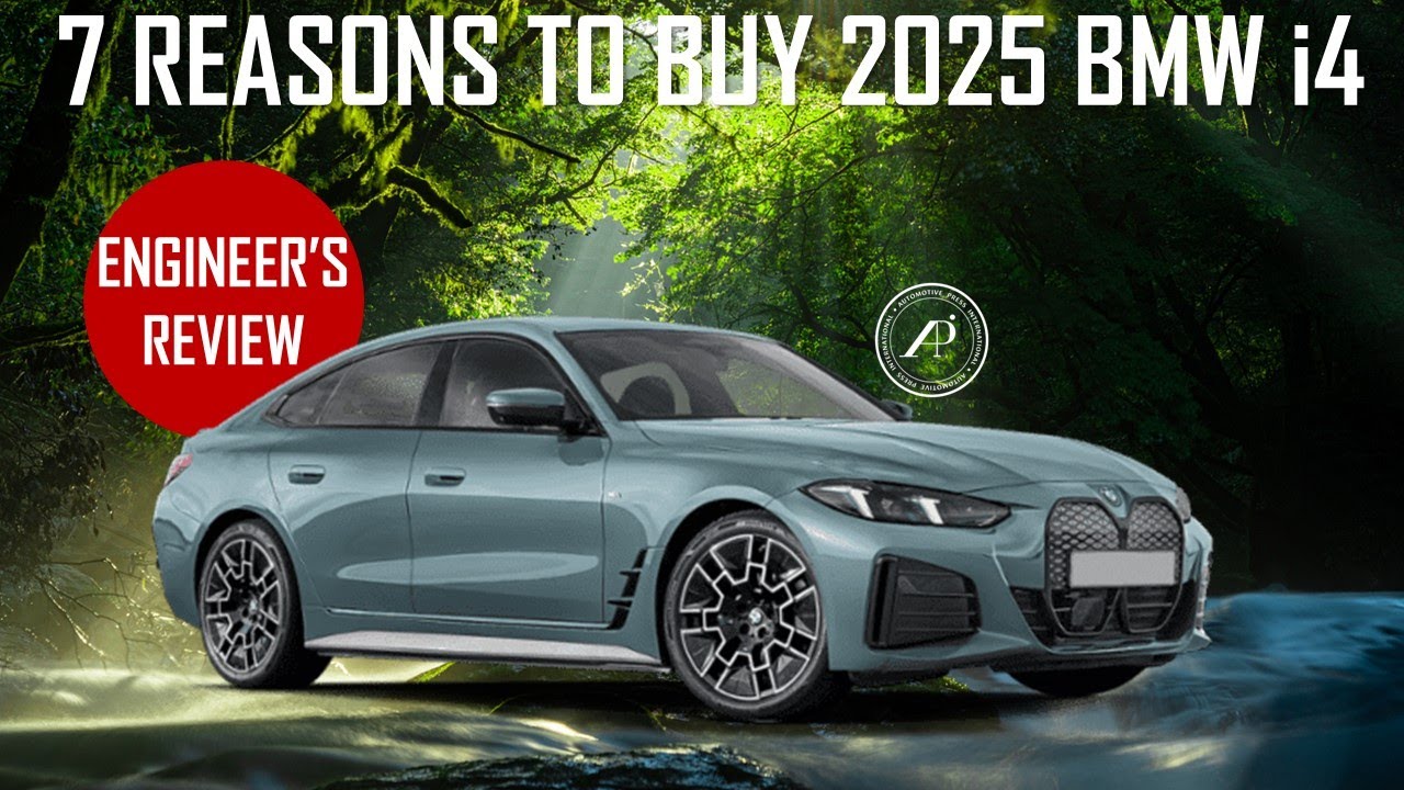 7 REASONS TO BUY 2025 BMW i4 // COMPLETELY REFRESHED FOR 2025