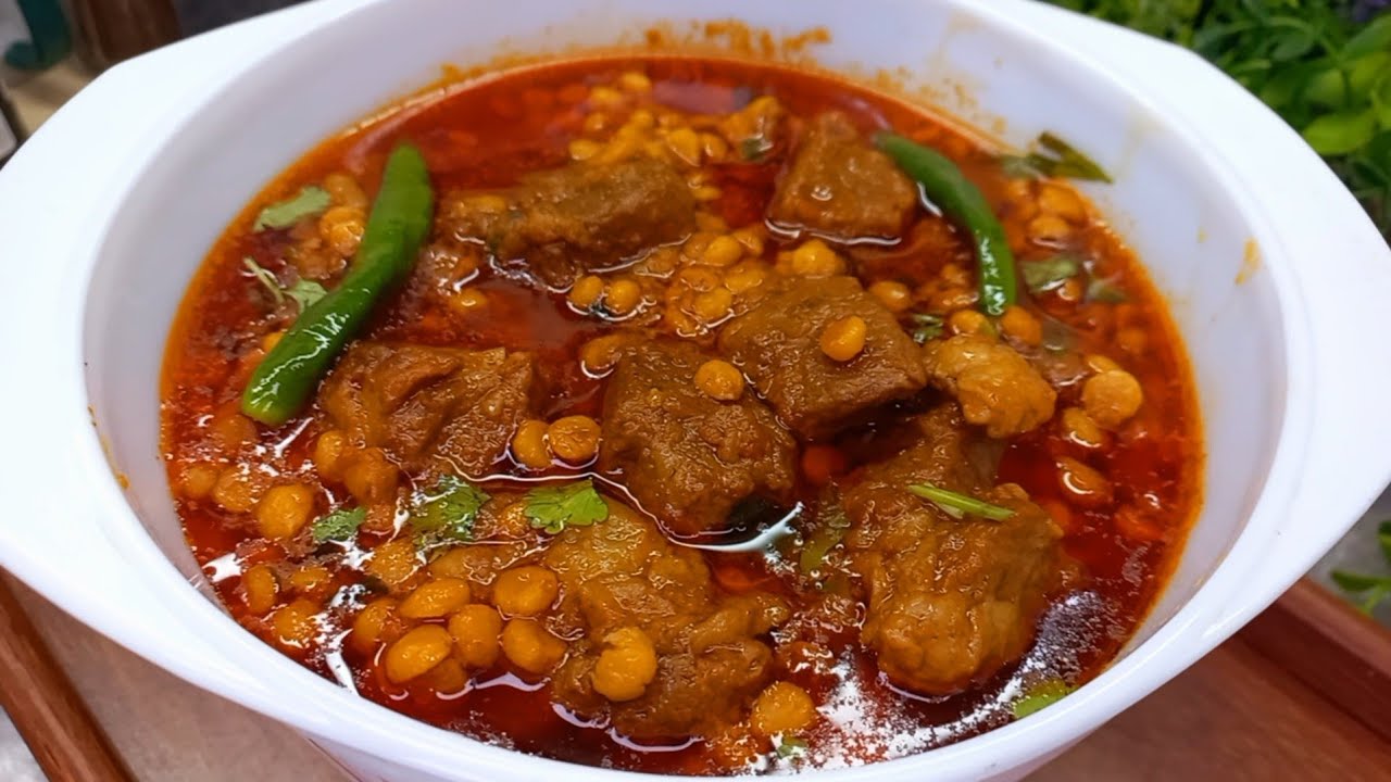 Chane Ki Daal Gosht Ka Sabsy Tasty Salan |Quick & Easy Daal Gosht Ka Salan Recipe | Bhuna Gosht