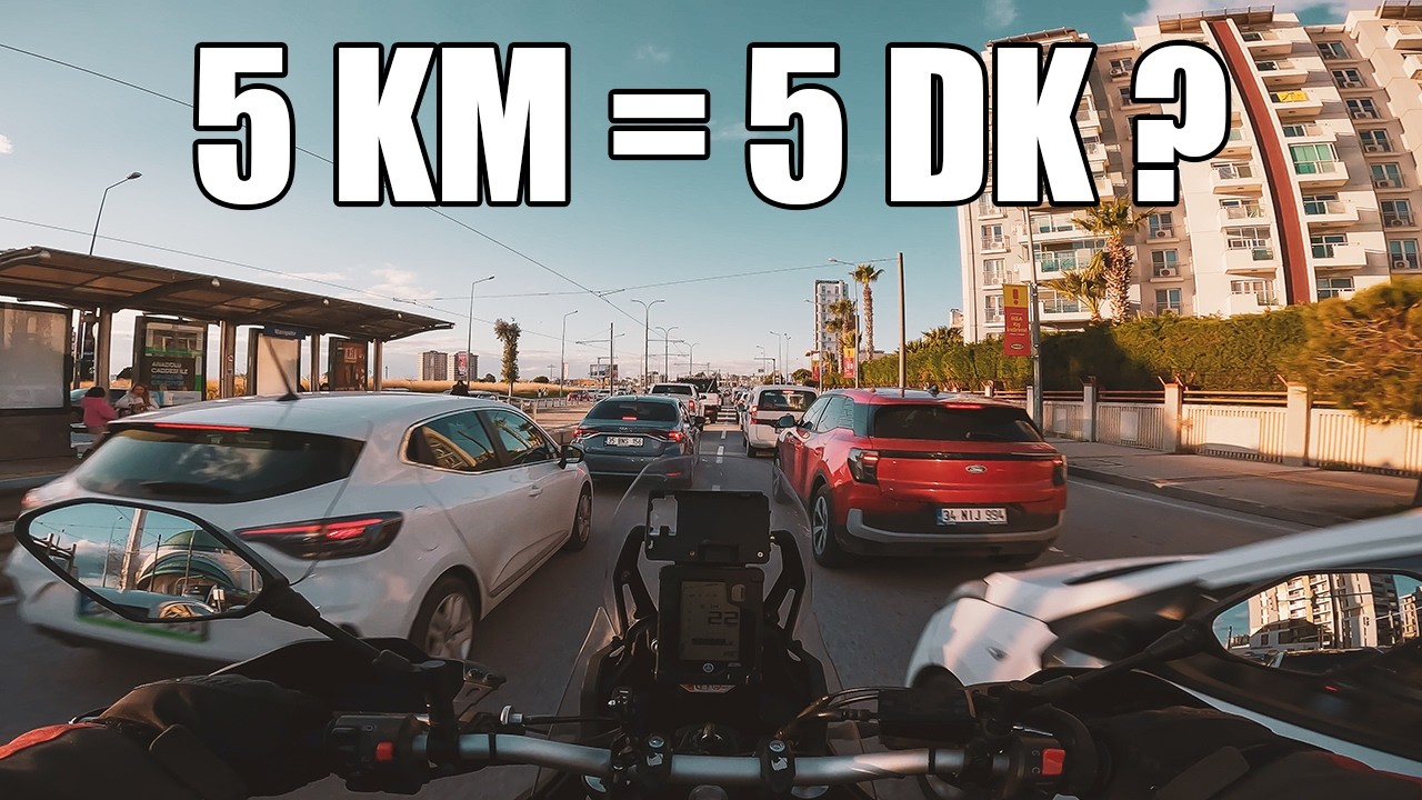 İzmir Trafiğinde Motor Kullanmak | Tenere 700 ile 5 Km = 5 Dakika mı?