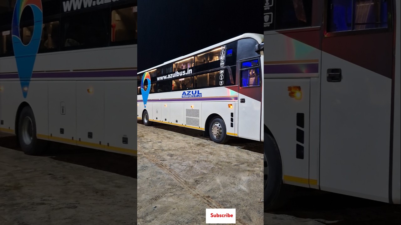 RedBus AC Sleeper Bus | Azul Travels | Chennai to Chengannur Sabarimalai Yatra #azul #ayyapan