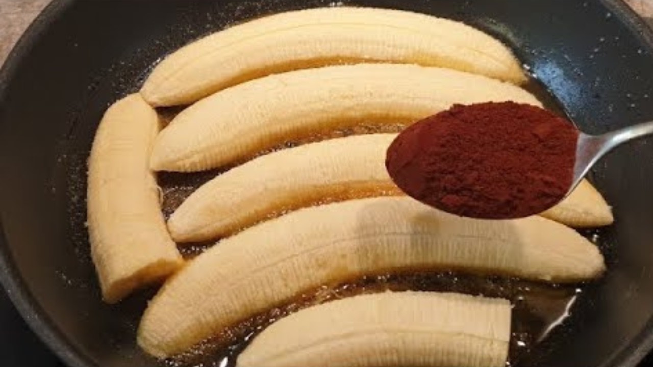 🍌 Ciasto Bananowo Kakaowe BEZ PIEKARNIKA