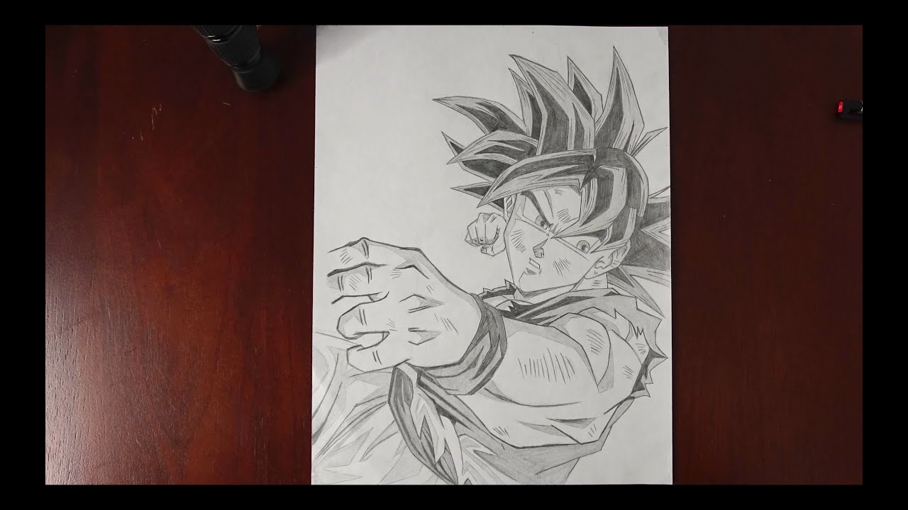 How to Draw GOKU ULTRA INSTINCT | Step by Step