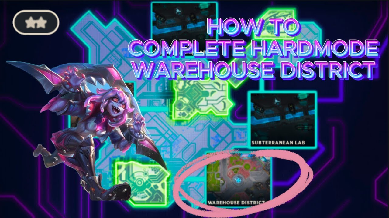 HOW TO *COMPLETE* HARDMODE WAREHOUSE DISTRICT ON SWARM | League Of Legends Guide (As Solo Or Team)
