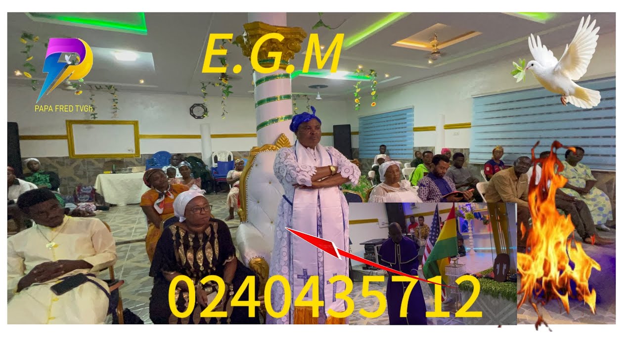 ONYAME KOMFOUR WAS PREACHING AT EVERLASTING GOD MINISTRY