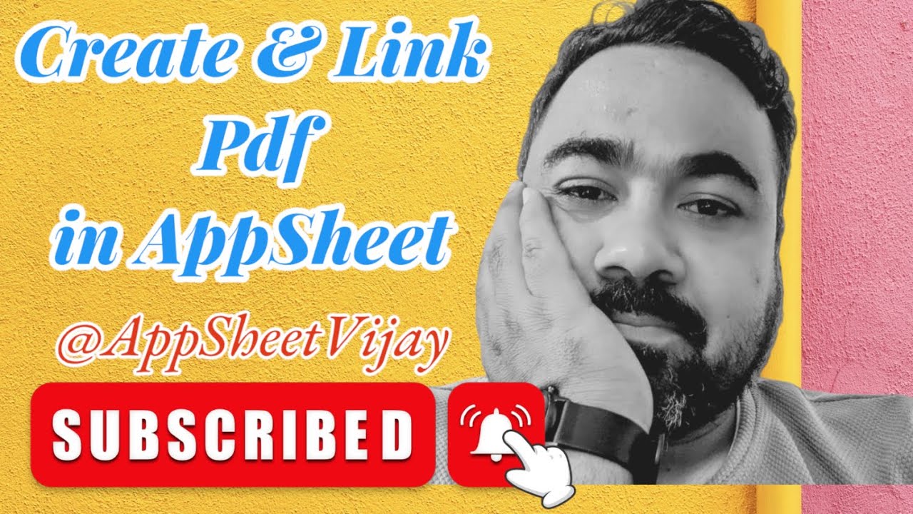 Create & Link PDF in AppSheet