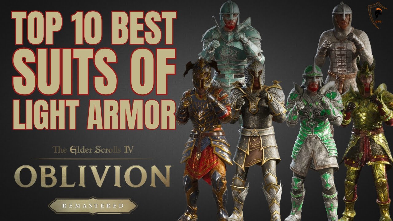 Top 10 Light Armor Sets in Oblivion Remastered | Best Gear Guide