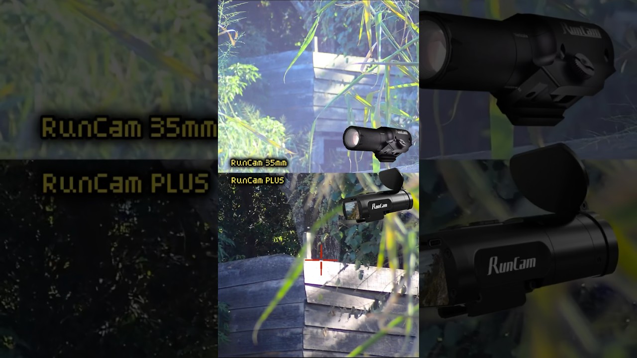 RunCam Plus - DIFEREN&Ccedil;A ABSURDA DE IMAGEM da minha antiga‼️😱 #airsoft #scopecam