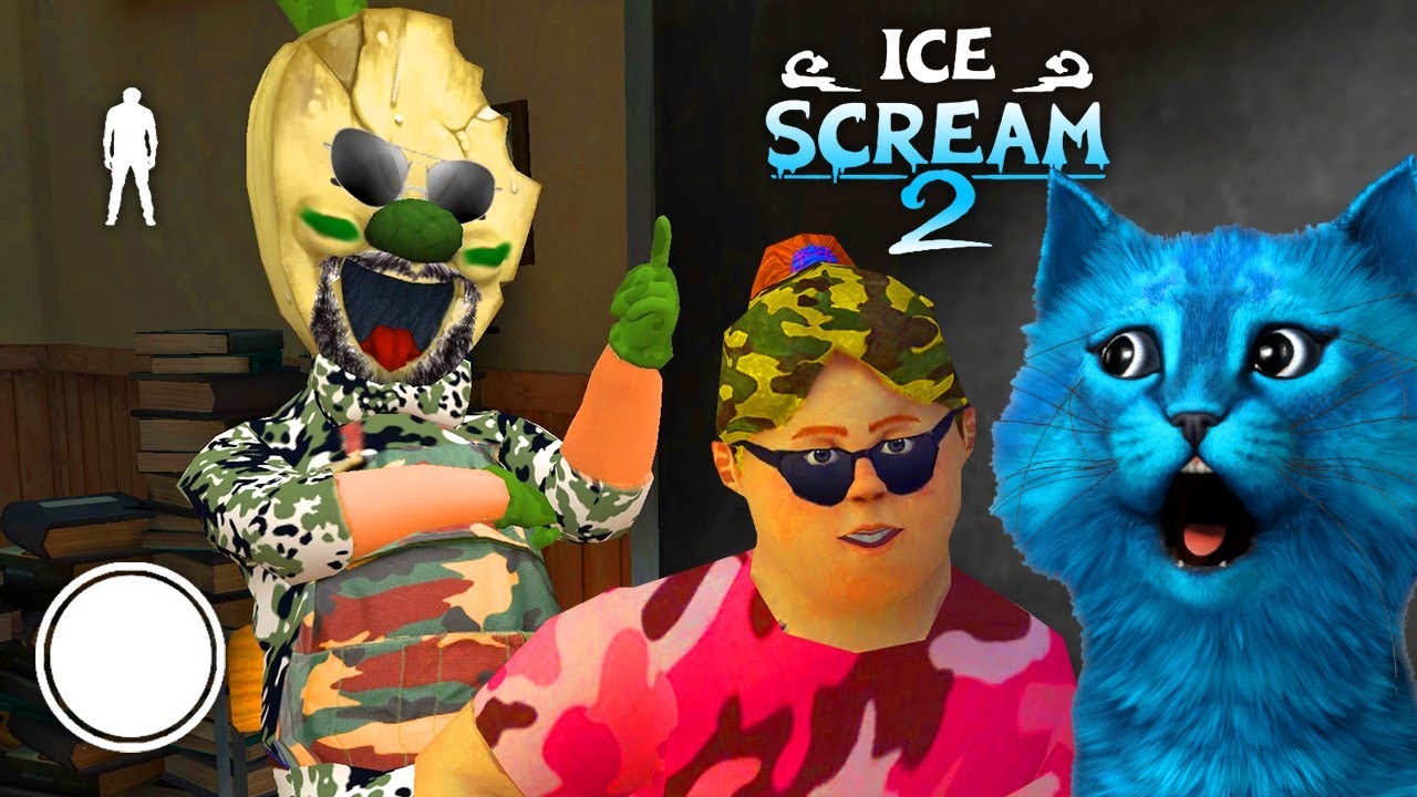 💪МОРОЖЕНЩИК это СОЛДАТ 💪 ICE SCREAM 2 MILITARY MOD Делаю концовку ПРОТИВ Продавца Мороженного